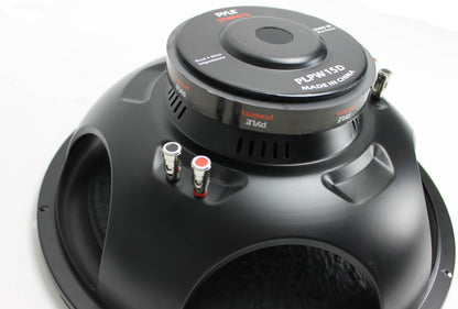 Pyle PLPW15D 15" 2000W 4-Ohm Car Subwoofer Pair & QBASS15 Dual Ported Enclosure - Find Fresh Goods
