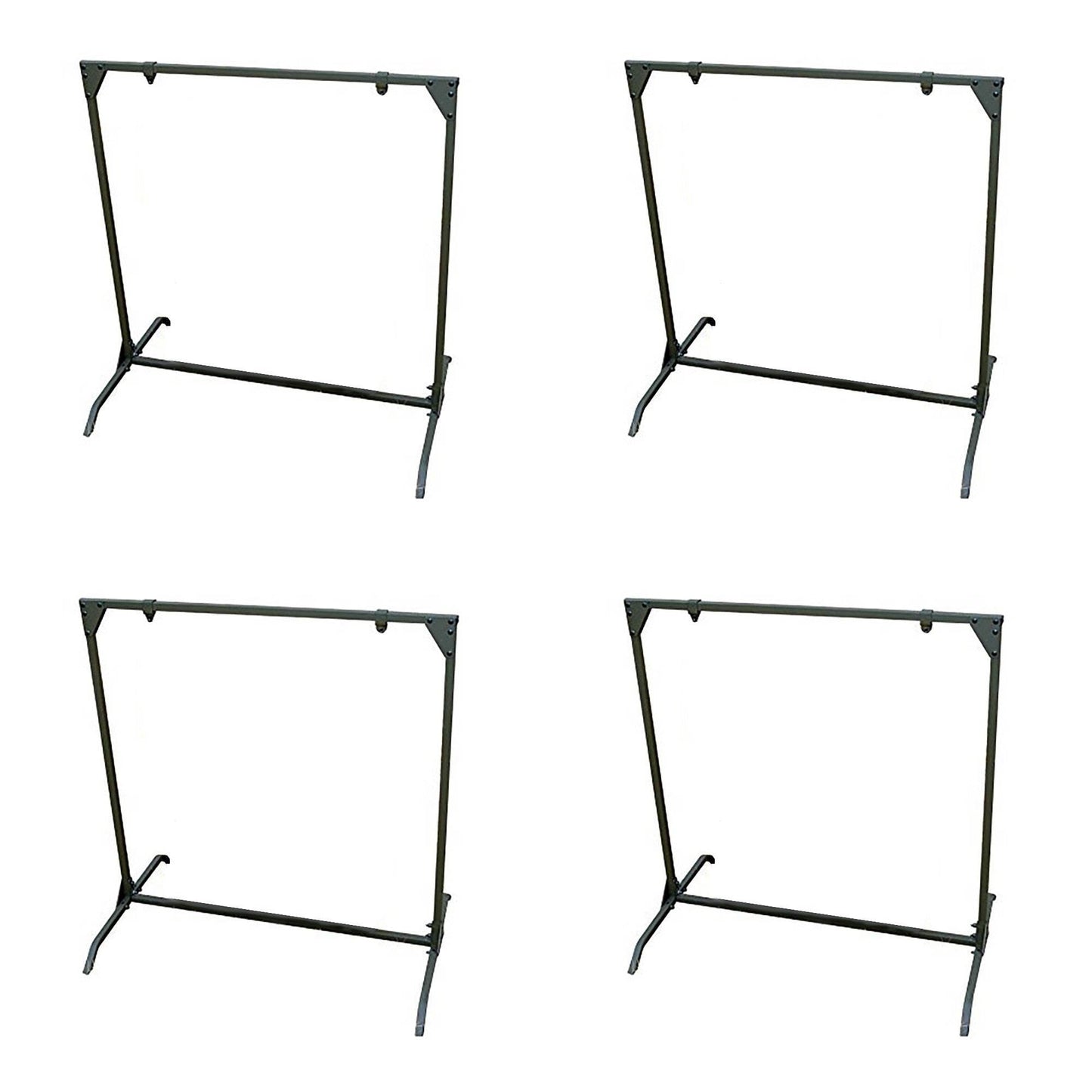 HME Products Bowhunting Archery Range Practice Shooting Target Stand (4 Pack)