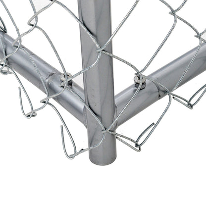 Lucky Dog 10 x 5 x 6" Heavy Duty Outdoor Chain Link Dog House Kennel (2 Pack)