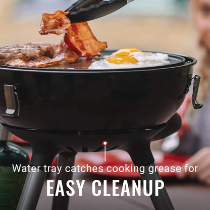 4-in-1 Portable Propane Gas Camping Stove, 1 Burner