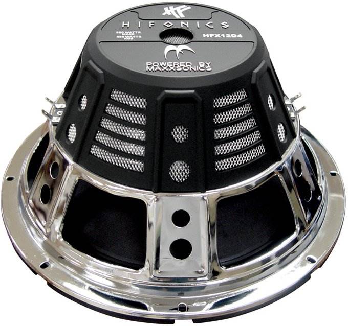 HIFONICS 12" 1600W Car Audio Subwoofer Speaker, 2 Pack & QPower Ported Enclosure - Find Fresh Goods