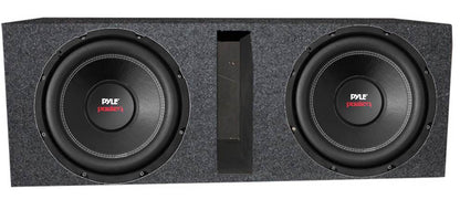 2) Pyle PLPW10D 10" 2000W Car Subwoofer Audio Subs DVC 4 Ohm + Ported Vented Box - Find Fresh Goods