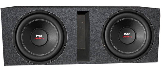 2) Pyle PLPW10D 10" 2000W Car Subwoofer Audio Subs DVC 4 Ohm + Ported Vented Box - Find Fresh Goods