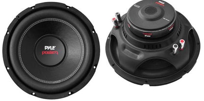 2) Pyle PLPW10D 10" 2000W Car Subwoofer Audio Subs DVC 4 Ohm + Ported Vented Box - Find Fresh Goods