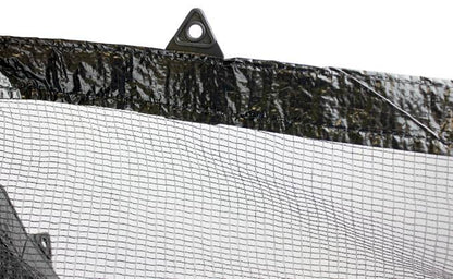 Swimline 18' Round Above Ground Pool Leaf Net Cover + Winter Closing Air Pillow
