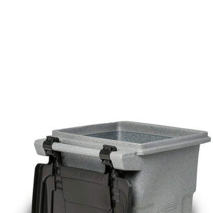 Toter Trash Can Graystone with Wheels and Lid, 32 Gallon
