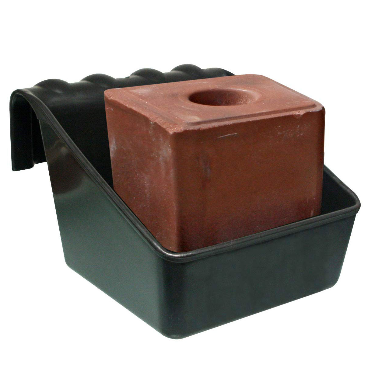 Little Giant 50-Pound Plastic Universal Livestock Block Holder and Feeder