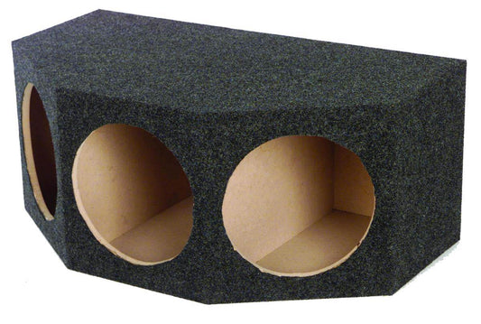 QPower BASS12 3 Hole 12" Sealed Car Subwoofer Enclosure Box | 35 x 20.25 x 15 - Find Fresh Goods