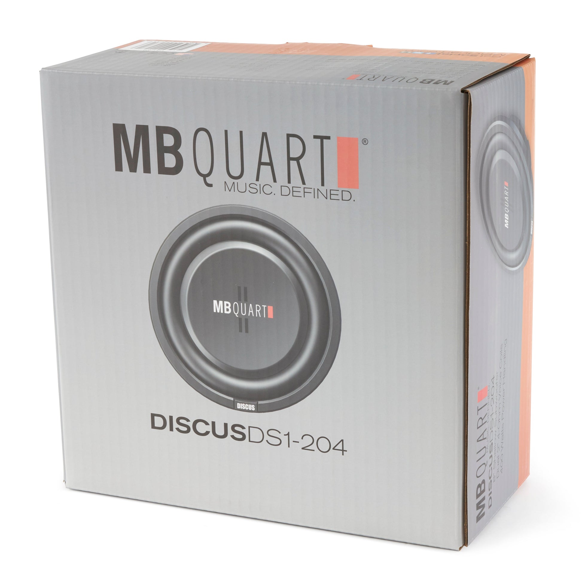 MB Quart DS1-204 400 Watt 8 Inch Shallow Slim DVC 4 Ohm Car Sub, Single Speaker - Find Fresh Goods