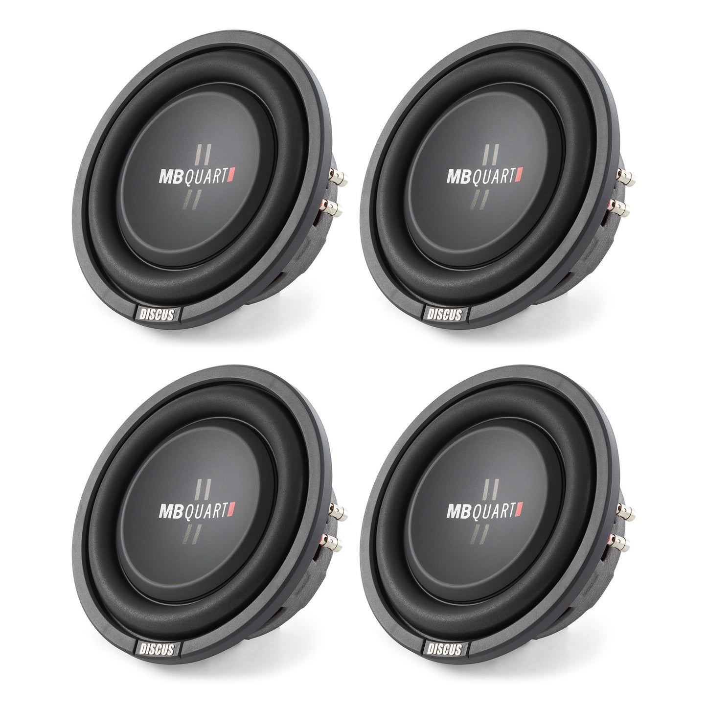 MB Quart DS1-204 400 Watt 8 Inch Shallow Slim Subs DVC Car Subwoofers (Set of 4) - Find Fresh Goods