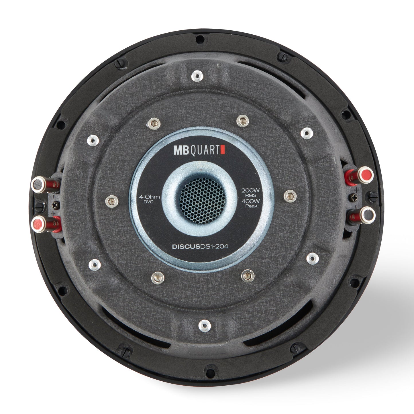 MB Quart DS1-204 400 Watt 8 Inch Shallow DVC 4 Ohm Car Subwoofer Speaker Pair - Find Fresh Goods
