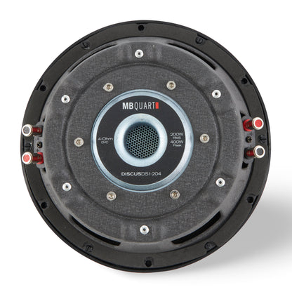 MB Quart DS1-204 400 Watt 8 Inch Shallow DVC 4 Ohm Car Subwoofer Speaker Pair - Find Fresh Goods