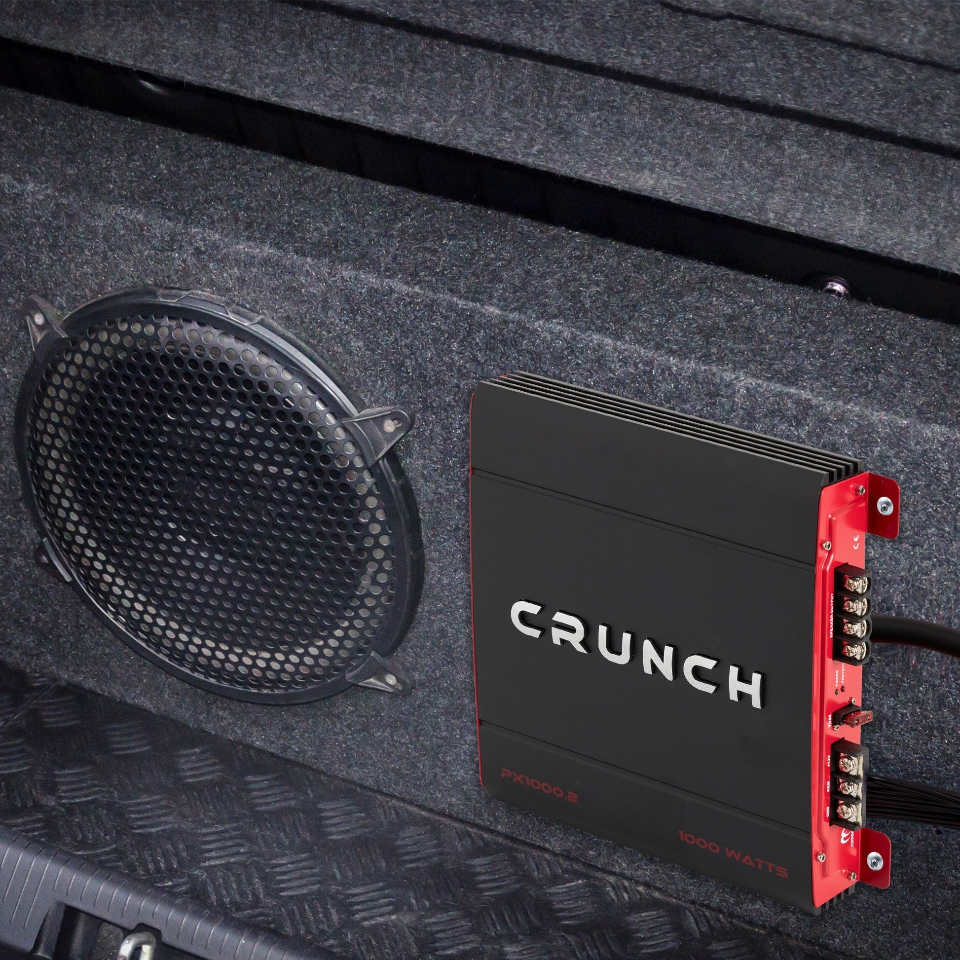 Crunch 2 Channel 1000 Watt Amp A/B Class Car Audio Stereo Amplifier | PX-1000.2 - Find Fresh Goods