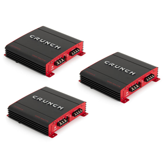 Crunch 2 Channel 1000 Watt Amp Car Audio Stereo Amplifier | PX-1000.2 (3 Pack) - Find Fresh Goods