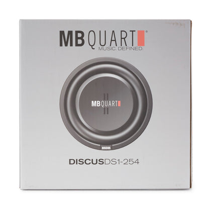 4) MB Quart DS1-254 400 Watt 4 Ohm Shallow Slim Subwoofers Car Truck DVC Subs - Find Fresh Goods