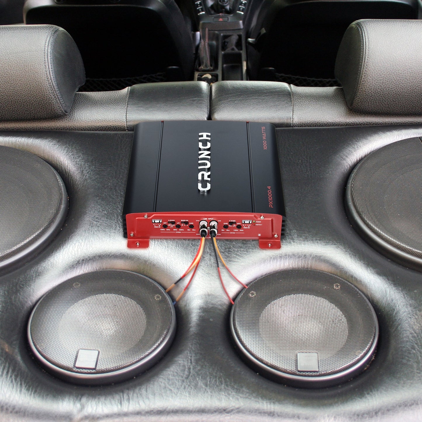Crunch PX-1000.4 4 Channel 1000 Watt Amp A/B Class Car Stereo Power Amplifier - Find Fresh Goods