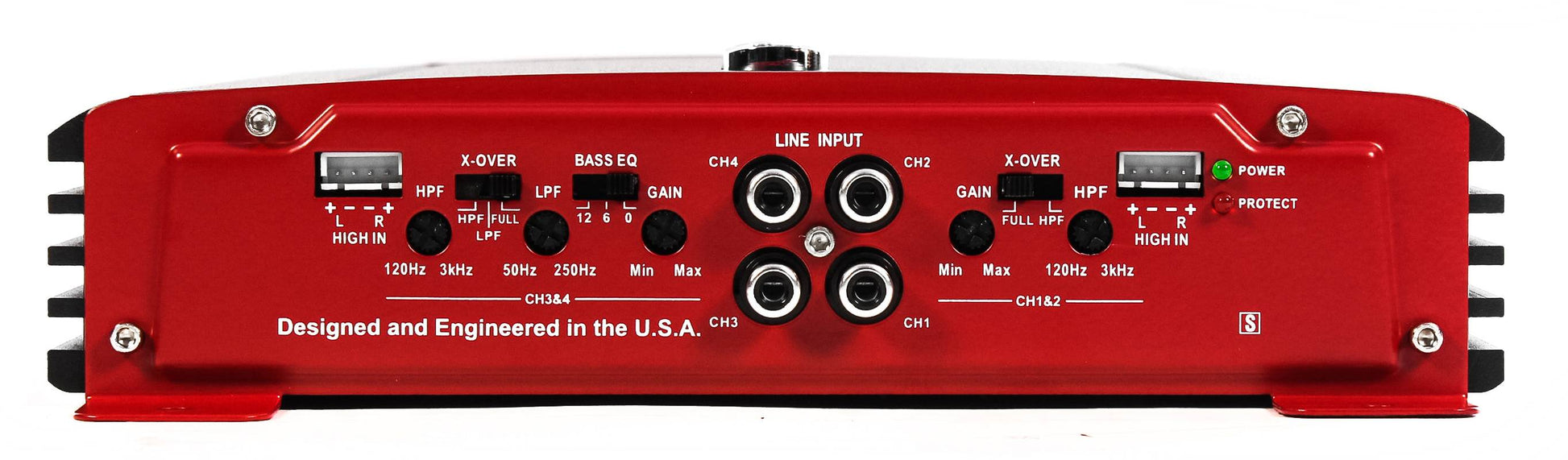 Crunch PX-1000.4 4 Channel 1000 Watt Amplifier w/ BOSS Audio Systems Wiring Kit - Find Fresh Goods