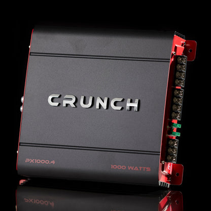 Crunch PX-1000.4 4 Channel 1000 Watt Amp A/B Class Car Stereo Power Amplifier - Find Fresh Goods
