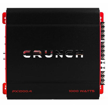 Crunch PX-1000.4 1000W Car Stereo Amp & Soundstorm AKS8 8 Gauge Amp Wiring Kit - Find Fresh Goods