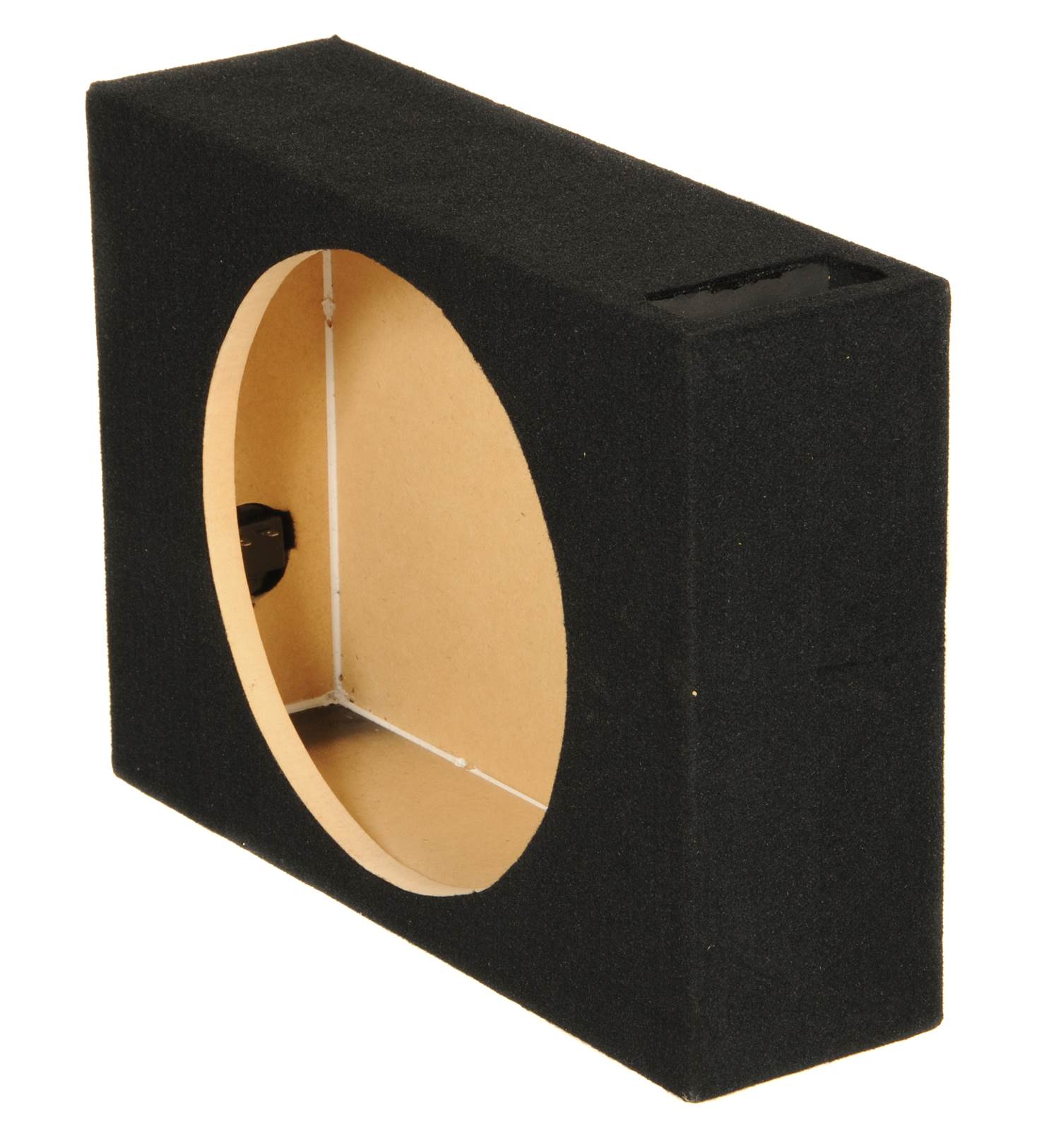 QPower SHALLOW112 Single 12" Vented Shallow Subwoofer Sub Box Enclosure - Find Fresh Goods