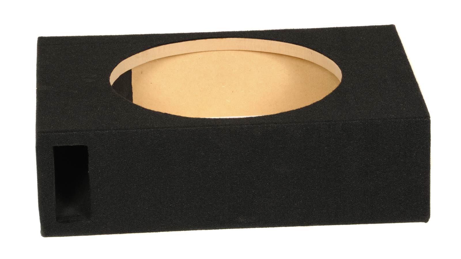 QPower SHALLOW112 Single 12" Vented Shallow Subwoofer Sub Box Enclosure - Find Fresh Goods