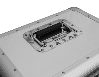 Odyssey KLP2-SILVER 70 12" LP Vinyl Records Stacking Utility Krom Transport Case