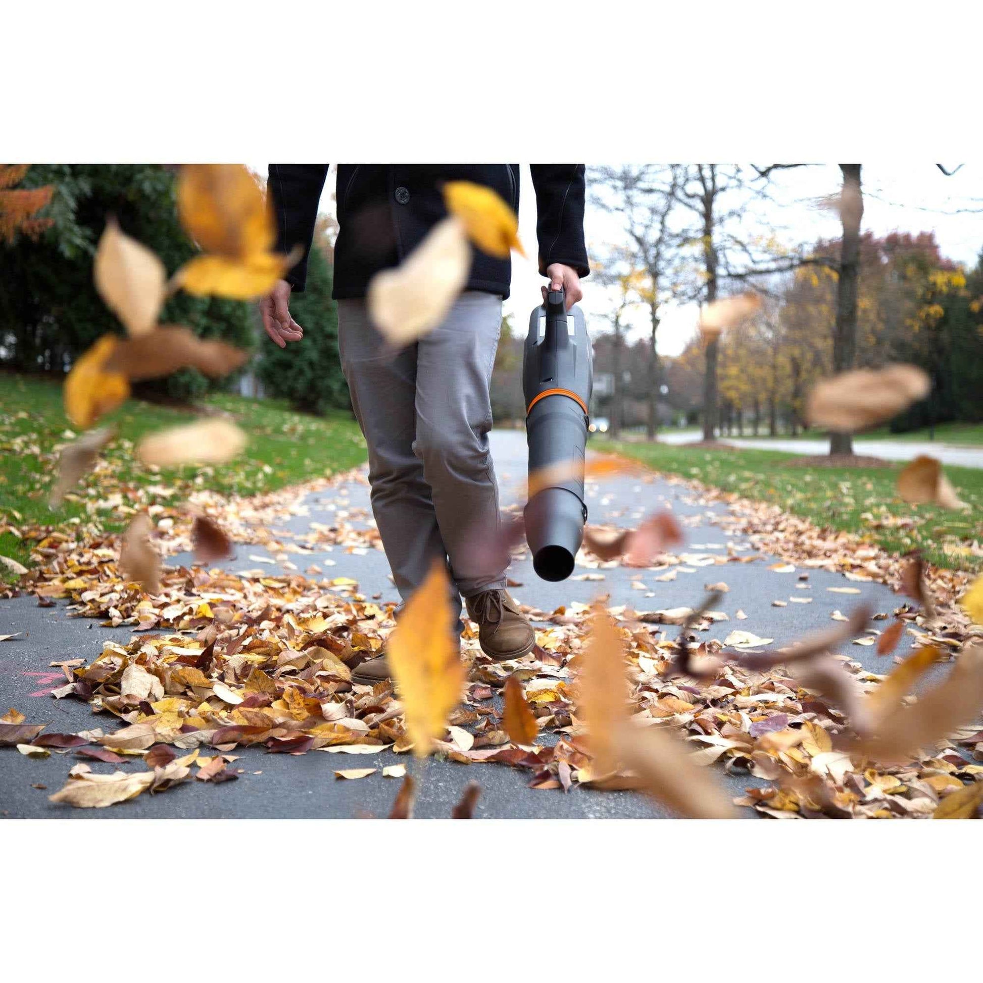 WEN 40V Max Lithium-Ion 480 CFM Brushless Leaf Blower with 2Ah Battery & Charger