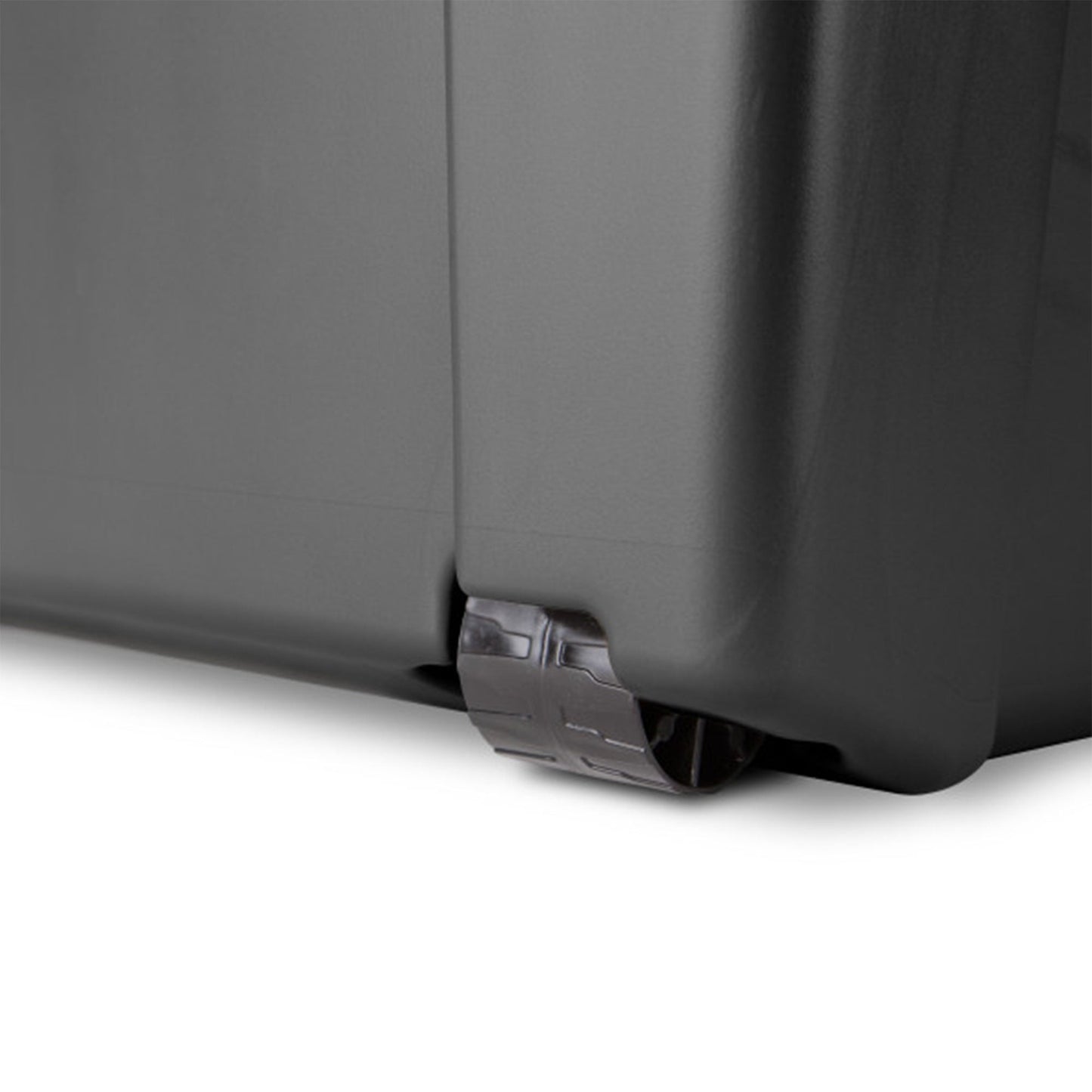 Sterilite Wheeled Footlocker, Plastic Utility Storage Container, Black, 3 Pack