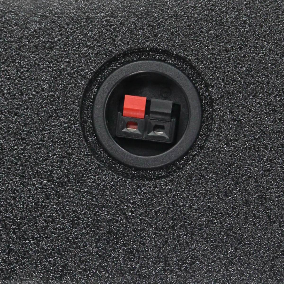 QPower Single 10 Inch Sub Enclosure, Universal Downfire/Behind Seat Speaker Box - Find Fresh Goods