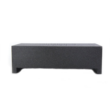 QPower Single 12 Inch Sub Enclosure, Universal Downfire/Behind Seat Speaker Box - Find Fresh Goods