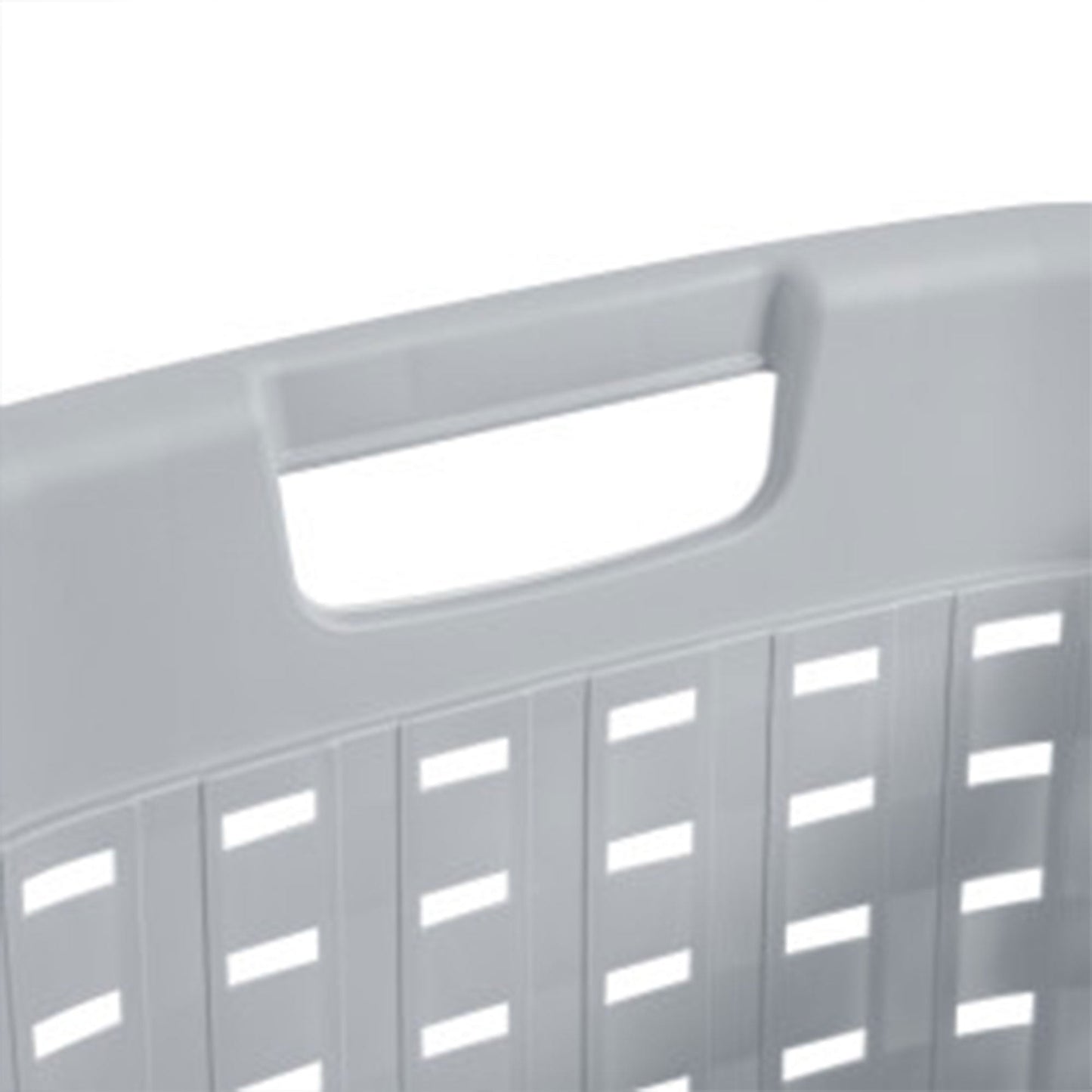 Sterilite Cement Gray Durable Weave Laundry Basket with Wicker Pattern (18 Pack)