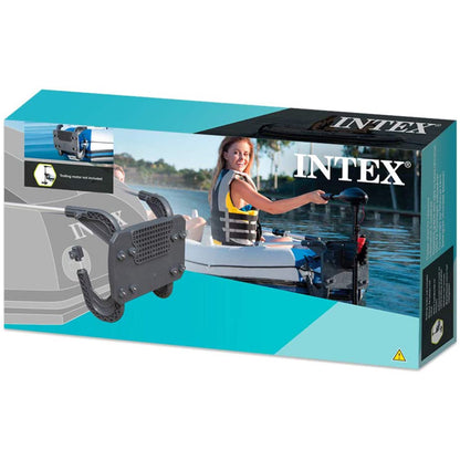 INTEX 12 Volt 8 Speed Trolling Motor, Mount Kit and Mariner 4-Person Boat Set - Find Fresh Goods