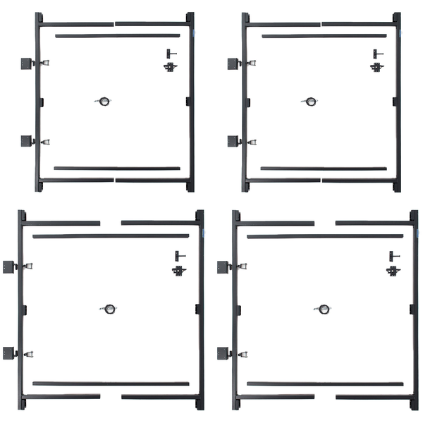 Adjust-A-Gate Build Kit, 60"-96"(2 Pack) w/ Gate Building Kit, 36"-60" (2 Pack)