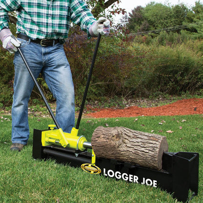 Sun Joe Hydraulic Steel Beam Log Splitter, 10 Ton Capacity Firewood Tool, LJ10M