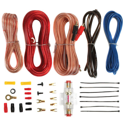 Crunch PX-1000.2 1000W Car Stereo Amp & Soundstorm AKS8 8 Gauge Amp Wiring Kit - Find Fresh Goods