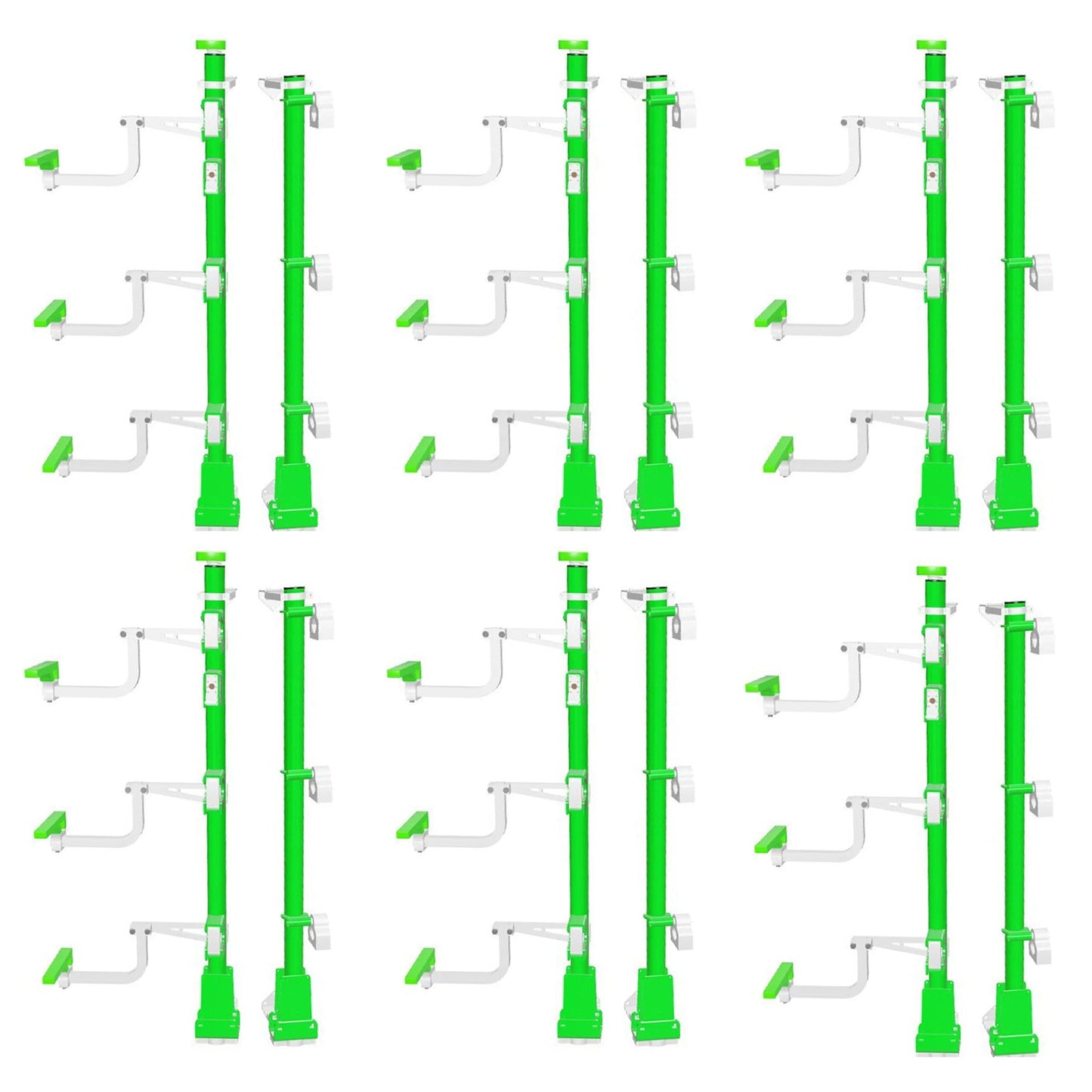 Green Touch Industries Xtreme Pro Series 3 Position Line Trimmer Rack (6 Pack) - Find Fresh Goods