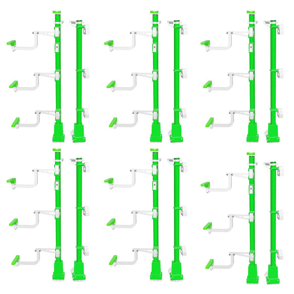 Green Touch Industries Xtreme Pro Series 3 Position Line Trimmer Rack (6 Pack)