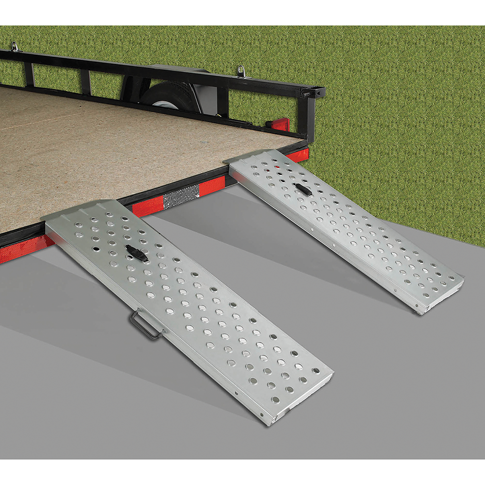 Reese Towpower 7454000 Center Fold Trailer/Truck Loading Ramp, 11" x 80", Steel - Find Fresh Goods
