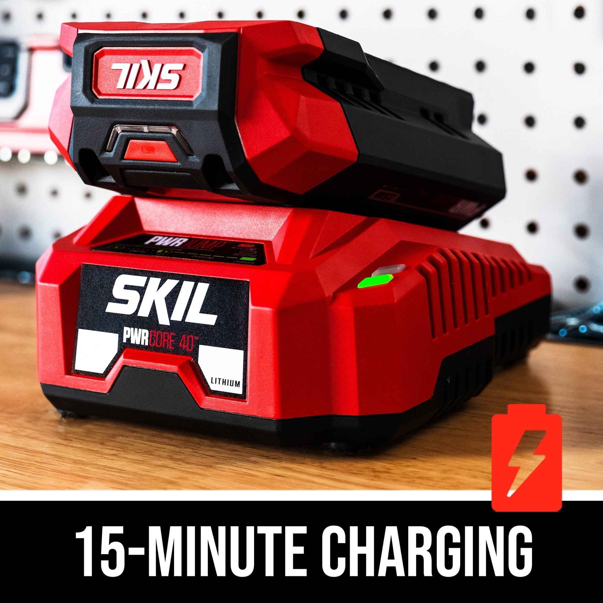 SKIL PS4561C-10  PWR CORE Brushless 40V  10-inch Pole Saw, 10 Foot Extension, 2.5Ah Battery and Charger