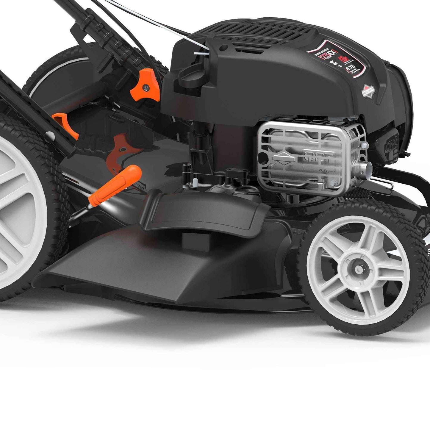 Yard Force YF22-3N1SP Self-Propelled Lawn Mower - 150cc Briggs & Stratton Engine, 22” Steel Deck, 3-in-1 Cutting System, Single-Lever Height Adjustment, Compact Fold Handle, 2-Year Warranty