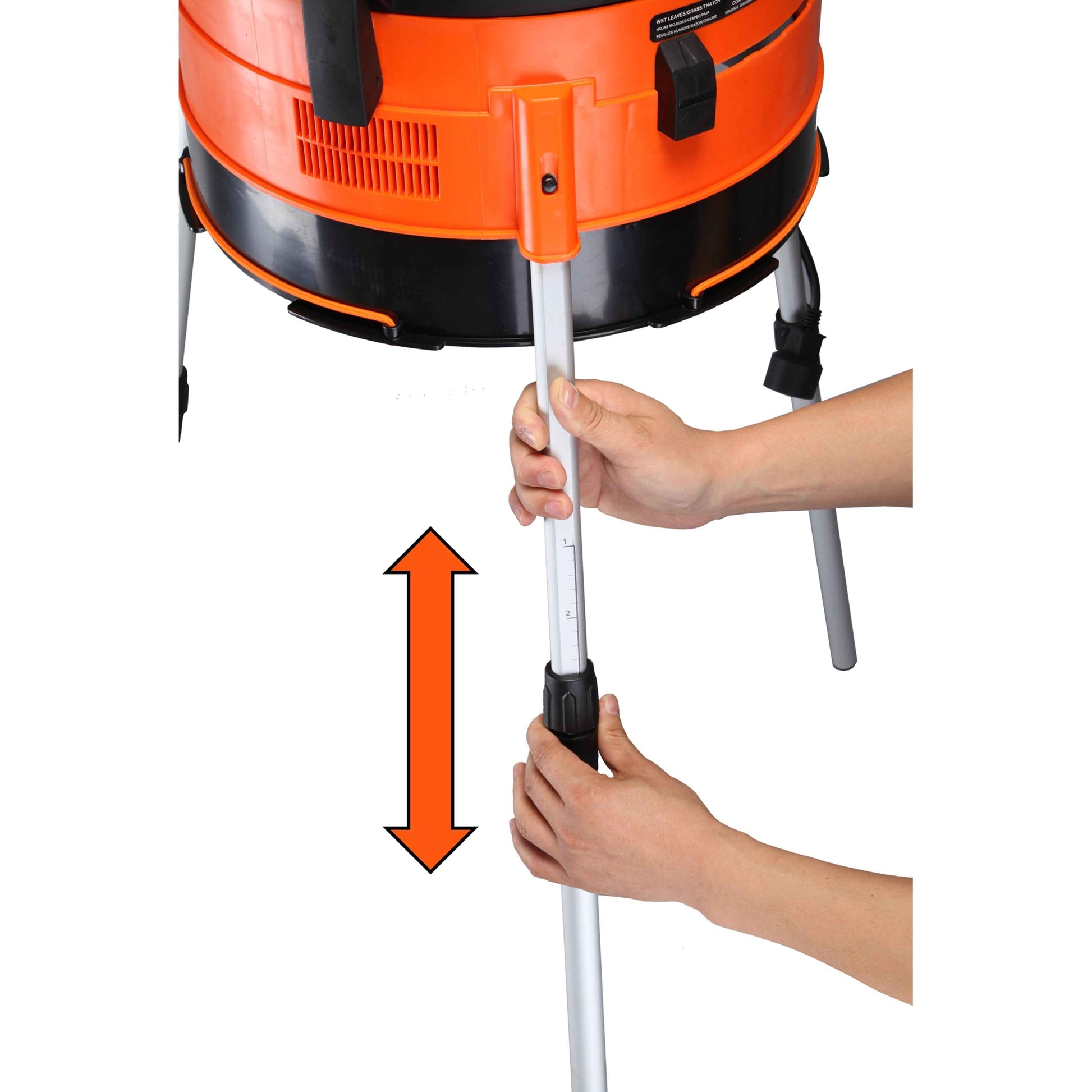 Yard Force Leaf Shredder 22-inch Corded Electric, 12:1 Mulch ratio, 0.095 Nylon Trimmer Line, Bonus Accessory Kit included