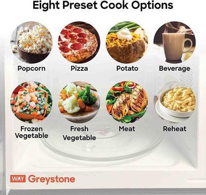 Furrion Greystone Built-In Microwave Oven in Black