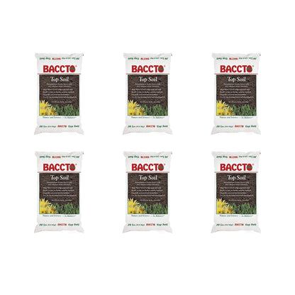 Michigan Peat Baccto Topsoil with Reed Sedge, Peat and Sand 50lbs (6 Pack)