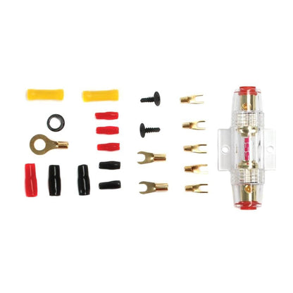 MTX 12" Dual Subwoofer Enclosure, Planet Audio Amplifier, 2 Soundstorm Wire Kits - Find Fresh Goods