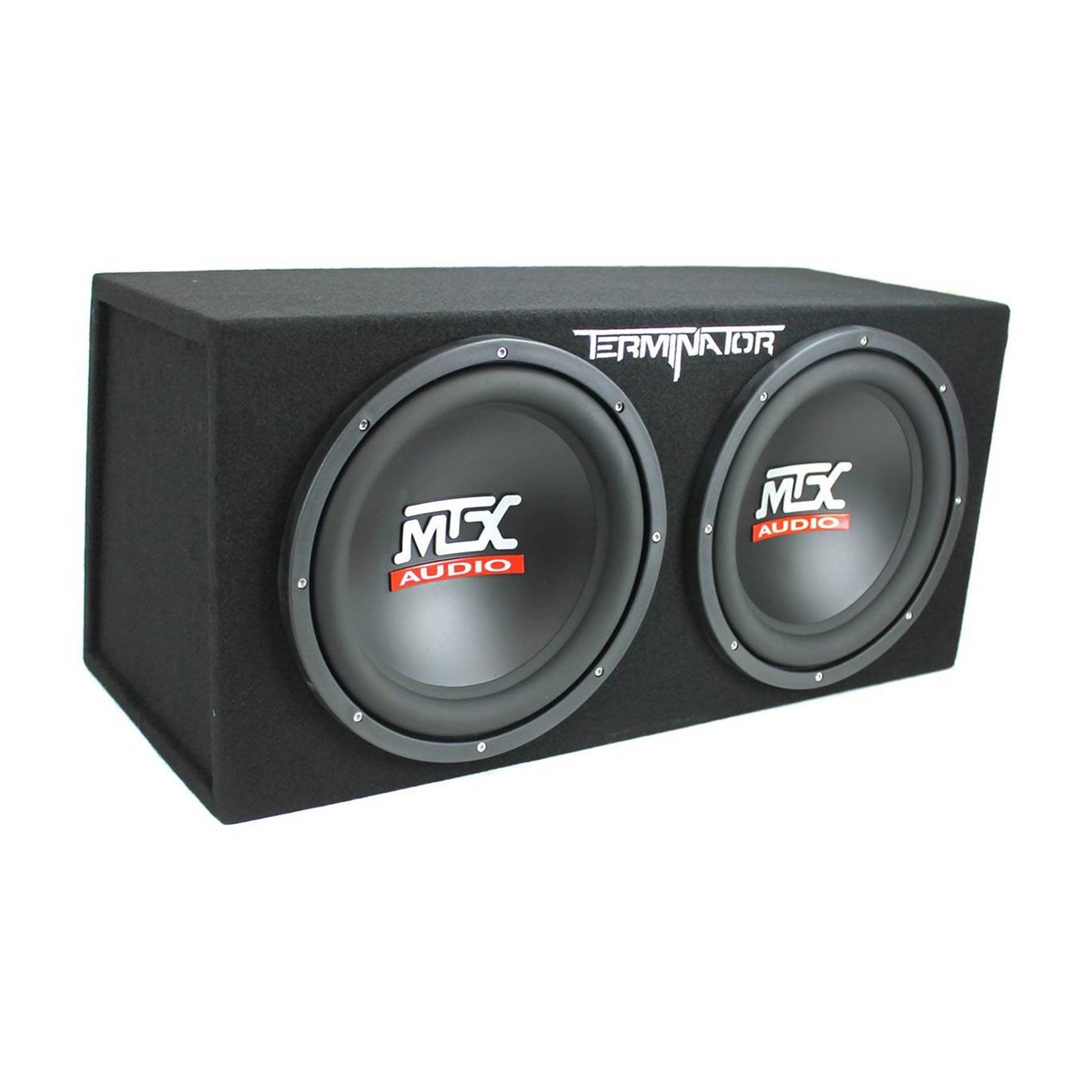 MTX 12" Dual Subwoofer Enclosure, Planet Audio Amplifier, 2 Soundstorm Wire Kits - Find Fresh Goods