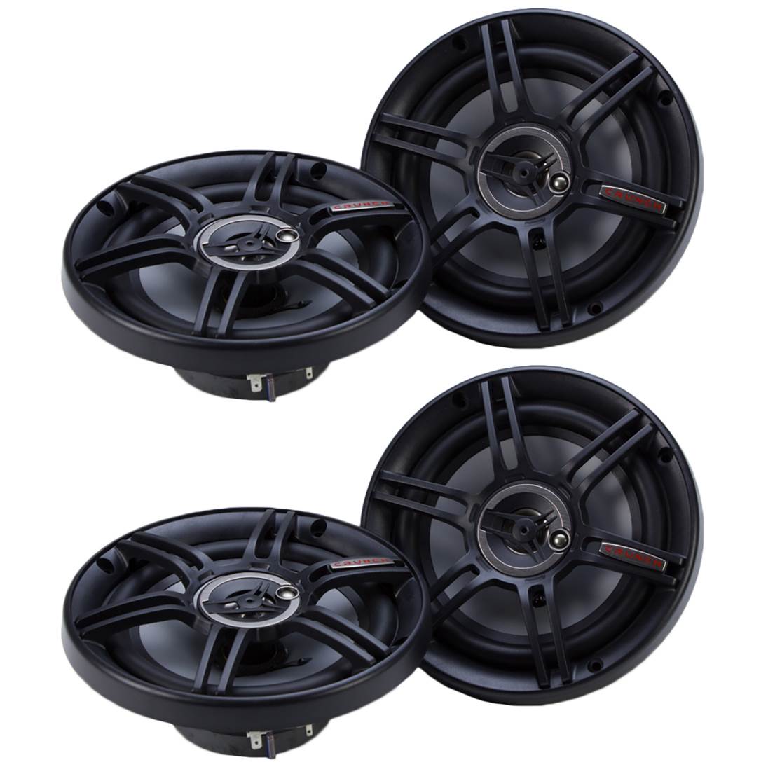 Crunch CS-653 300 Watts 6.5-Inch 3-Way 4 Ohms Car CS Speakers, Black (2 Pack) - Find Fresh Goods