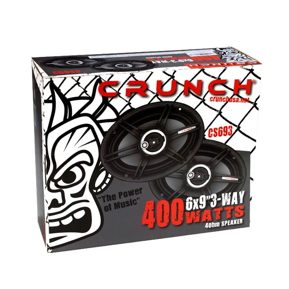 Crunch 300 Watts 6.5-Inch CS Speakers + 400 Watts 6x9 Inches Coaxial CS Speakers - Find Fresh Goods