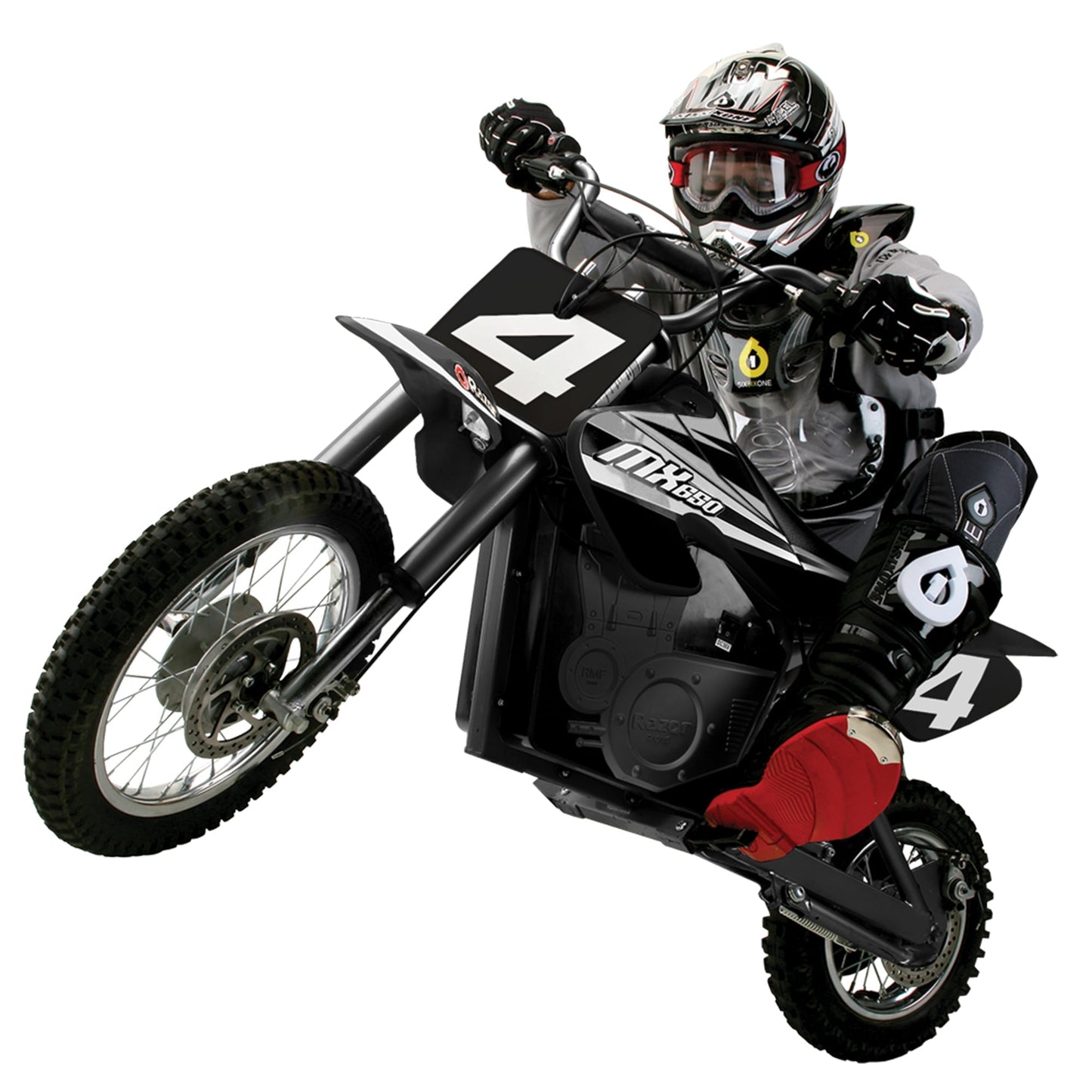 Razor MX650 Dirt Rocket High-Torque Electric Motocross Dirt Bike, Black (2 Pack)