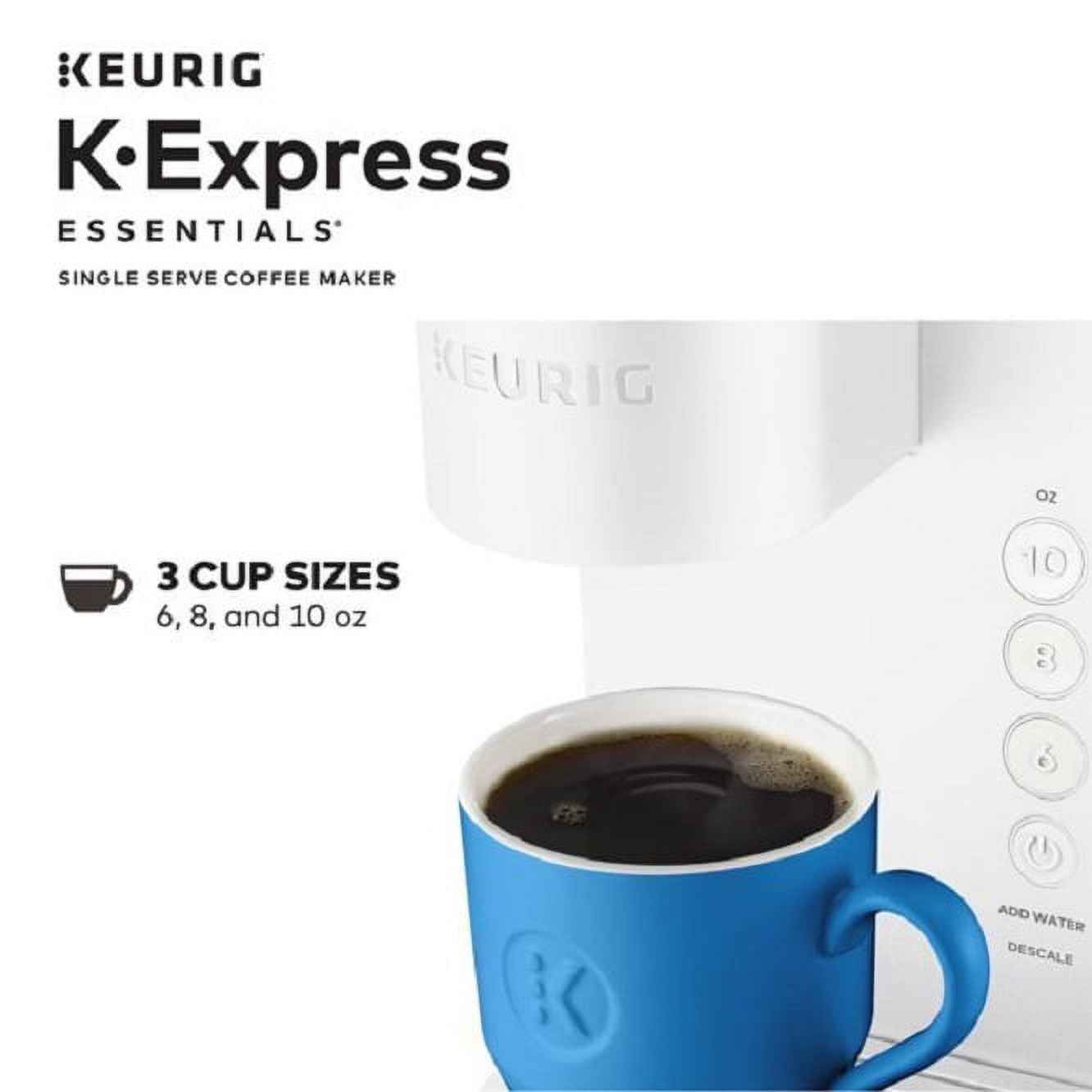 Keurig K-Express Essentials Cloud White Single-Serve K-Cup Pod Coffee Maker