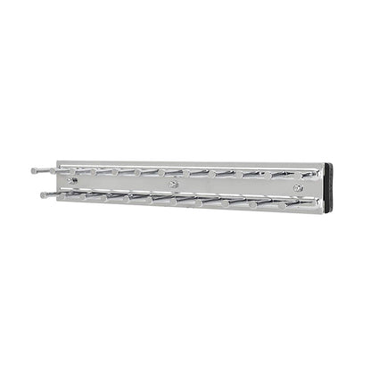 Rev-A-Shelf TRC-12CR 12-Inch Side Mount Extending Tie Rack, Chrome (2 Pack)